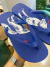 Chinelo Azul Lobao Branco 9022 - Acostamento - Kamarim Patos