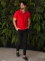 Camiseta Gola Polo Casual Slim Vermelha 0045 - Ogochi na internet