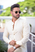 Camisa Slim Fit Linho Flamê Amarela - Gola Padre - OXG - loja online