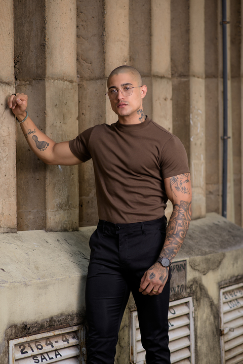 Imagem do Camiseta Gola Média Slim Terra - Conquest