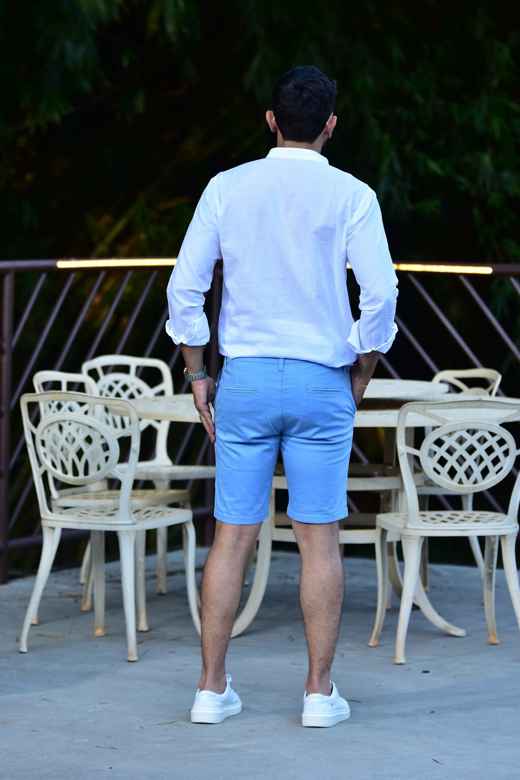 Camisa Bata Linho Manga Longa Branca - Ogochi - comprar online