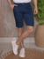 Bermuda Alfaiataria Azul Nave Skinny - Conquest - comprar online