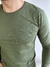 Camiseta Manga Longa Basic Verde Oliva Logo Bordada - Acostamento - comprar online