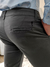 Calça Alfaiataria Cinza Chumbo Skinny - Zip Off na internet