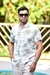 Camisa Vicose Floral Branca 1019 - PCF - comprar online