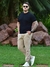 Camiseta Tricot Texturizada Preta 1051 - Conquest - loja online