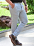 Calça Alfaiataria Tech com Regulagem Slim Cinza Claro - Conquest