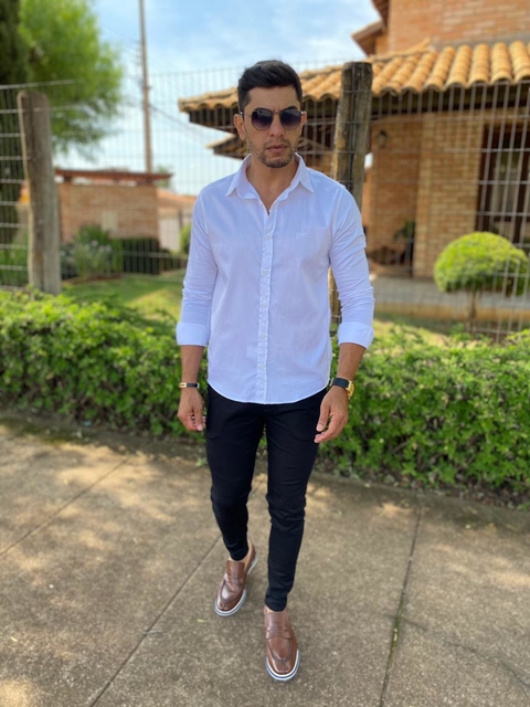 Imagem do Calça Alfaiataria Preta Skinny - Zip Off
