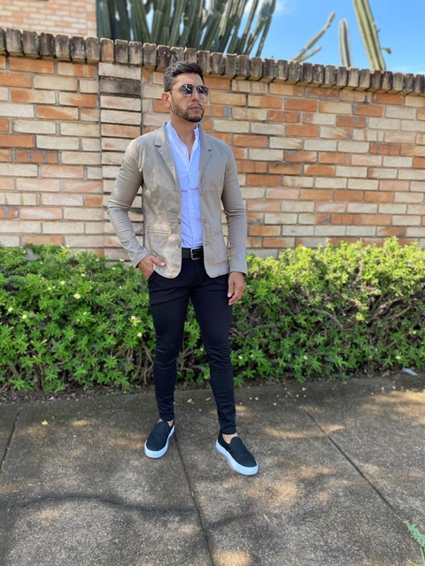 Calça Alfaiataria Preta Skinny - Zip Off na internet