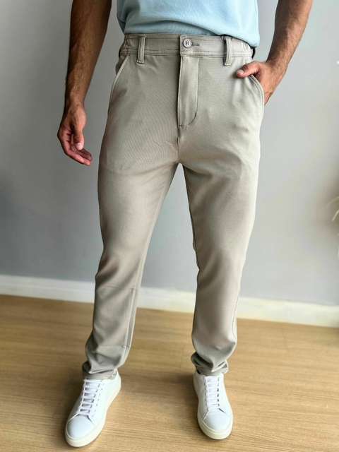 Calça Alfaiataria Tech Atenas Areia - Conquest - comprar online