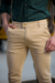 Calça Alfaiataria Skinny Amsterdã Acetinada Bege - Conquest - loja online