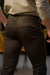 Calça Alfaiataria Skinny Amsterdã Acetinada Verde Militar - Conquest - Kamarim Patos