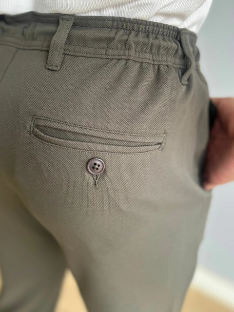 Calça Tech Berlim Verde Militar 9081 - Conquest