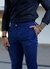 Calça Alfaiataria Roma Skinny Azul Royal com Ajuste - Conquest - Kamarim Patos