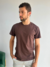 Camiseta Básica Slim Marrom - Ogochi - loja online