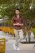 Camisa Social Slim M. Longa Acetinada Marrom Chocolate - Conquest