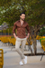 Camisa Social Slim M. Longa Acetinada Marrom Chocolate - Conquest na internet