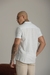 Imagem do Camisa Slim Manga Curta Linho Azul Claro - Gola Padre - Conquest