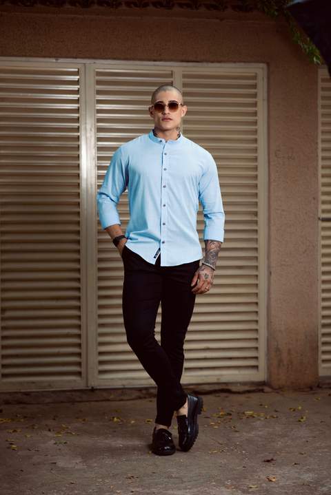 Calça Alfaiataria Istambul Azul Marinho Skinny - Conquest - loja online