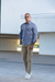 Camisa Ibiza Slim Linho Flamê Azul Aqua - Conquest na internet