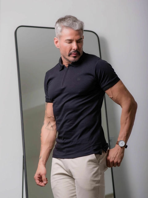 Imagem do Camiseta Gola Polo Preta - OXG