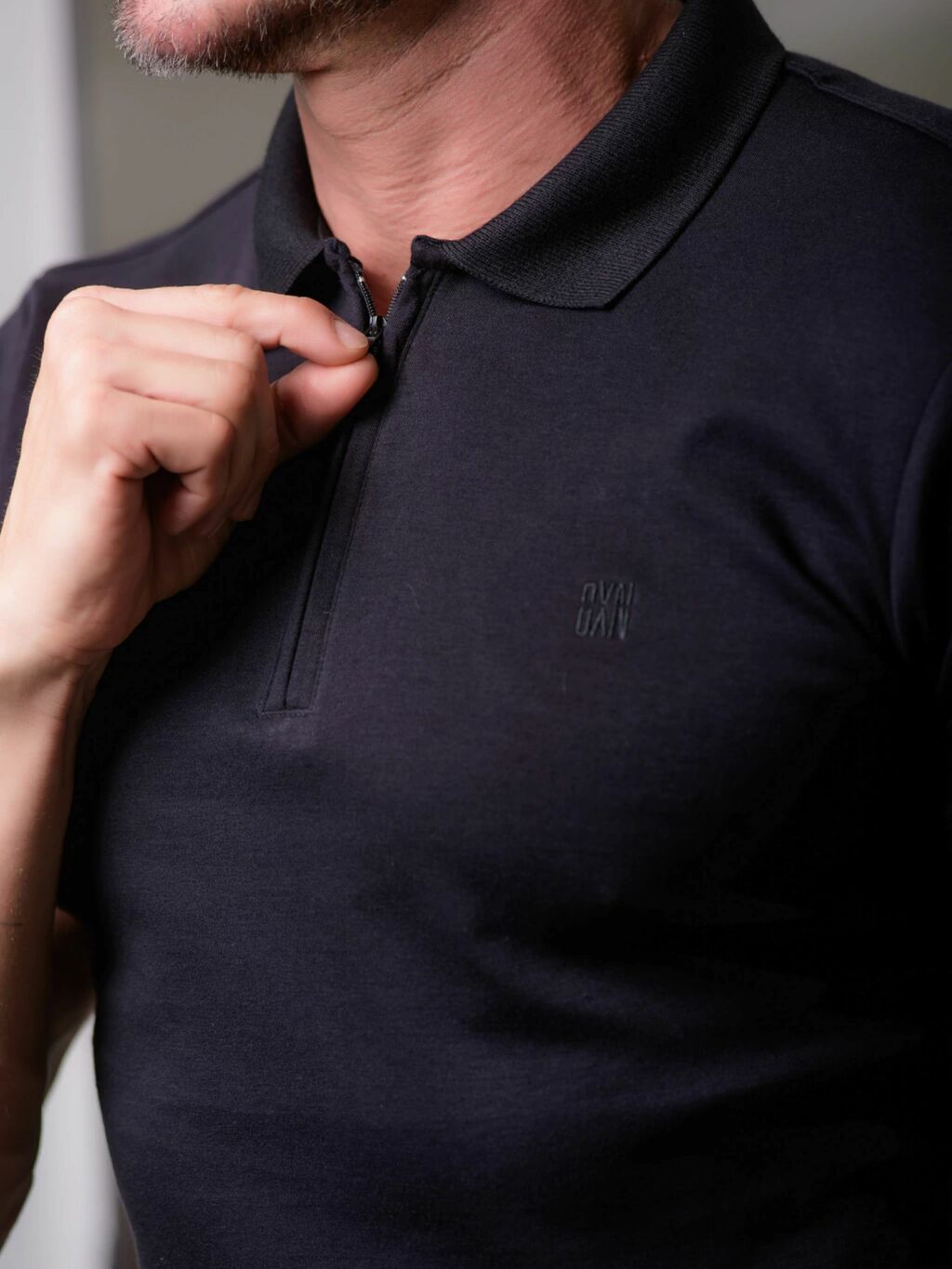 Camiseta Gola Polo Preta - OXG - loja online
