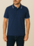 Camiseta Gola Polo Casual Slim Azul Marinho - Conquest - comprar online