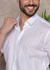 Camisa Slim Veneza M. Curta Linho Branca - Conquest - comprar online