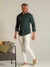 Camisa Slim Xadrez M. Longa Verde / Azul - OXG - Kamarim Patos