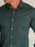 Camisa Slim Xadrez M. Longa Verde / Azul - OXG - loja online