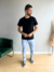 Camiseta Básica Slim Preta - Ogochi na internet