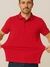 Camiseta Gola Polo Casual Slim Vermelha - Conquest na internet