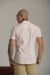 Camisa Slim Manga Curta Linho Rosa - Gola Padre - Conquest na internet