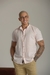 Camisa Slim Manga Curta Linho Rosa - Gola Padre - Conquest na internet