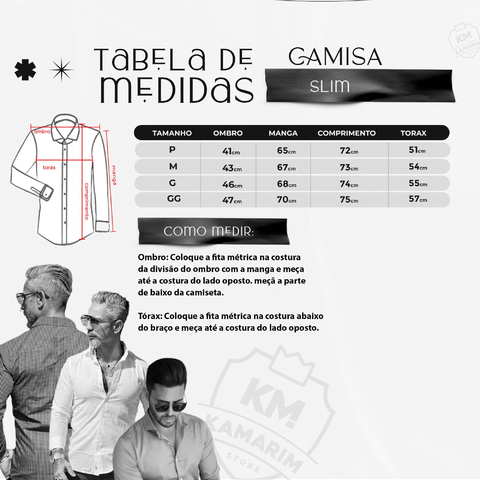 Camisa Casual M. Longa Slim Preta - Acostamento na internet