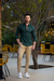 Camisa Social Slim Oxford Verde Floresta - Conquest - loja online