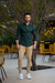 Camisa Social Slim Oxford Verde Floresta - Conquest - Kamarim Patos