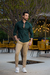 Imagem do Camisa Social Slim Oxford Verde Floresta - Conquest