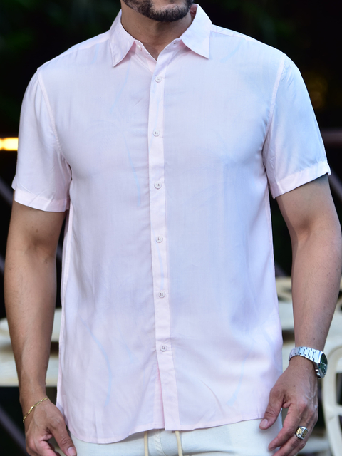 Camisa Vicose Floral Rosa 1017 - PCF