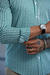 Camisa Slim Xadrez M. Longa Verde / Branco - Conquest - Kamarim Patos
