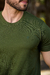 Camiseta Básica Slim Verde Militar - Conquest na internet