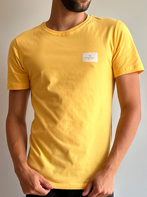 Camiseta Casual Celebretion Amarelo Pantano - Acostamento