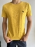 Camiseta Básica Lobo Bordada Amarelo Ocre - Acostamento