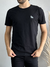Camiseta Aplique Lobo Peito Preta - Acostamento