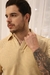Camiseta Gola Polo Malha Texturizada Bege - AST na internet
