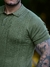 Imagem do Camiseta Gola Polo Tricot Texturizada Verde 1074 - Conquest