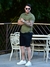 Camiseta Gola Polo Tricot Texturizada Verde 1074 - Conquest - comprar online