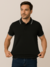 Camiseta Gola Polo Casual Slim Preta 3109 - Conquest na internet