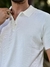 Camiseta Gola Polo Tricot Texturizada com Ziper Off White 1069 - Conquest - comprar online