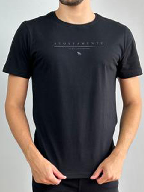 Camiseta Assinatura Preta - Acostamento